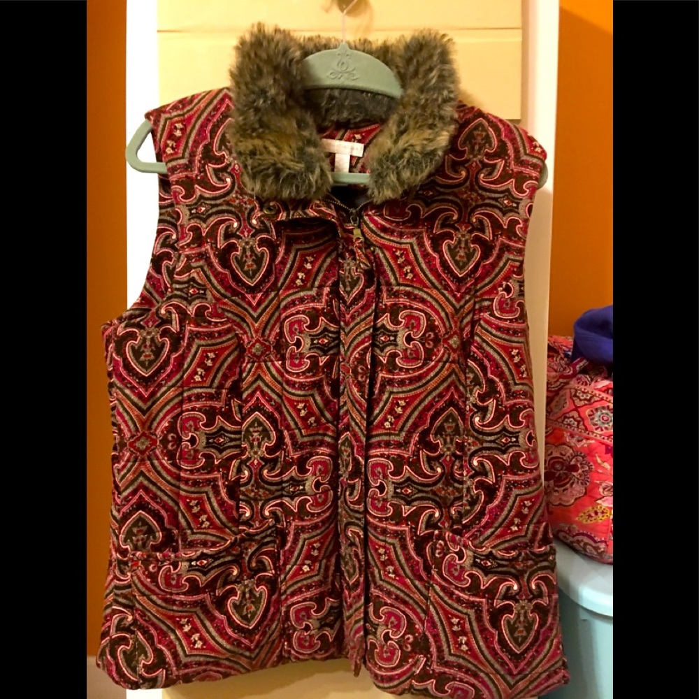 Charter Club Paisley Vest